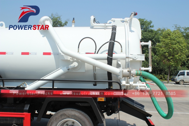 Cost Effective Isuzu Nkr Elf Fecal Suction Truck Sewage Suction Trucks