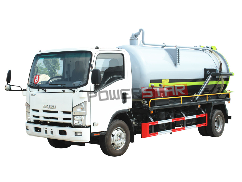 ISUZU 700P Suction sewer cleaning trucks