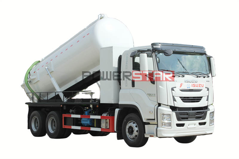 Isuzu giga septic tanker truck