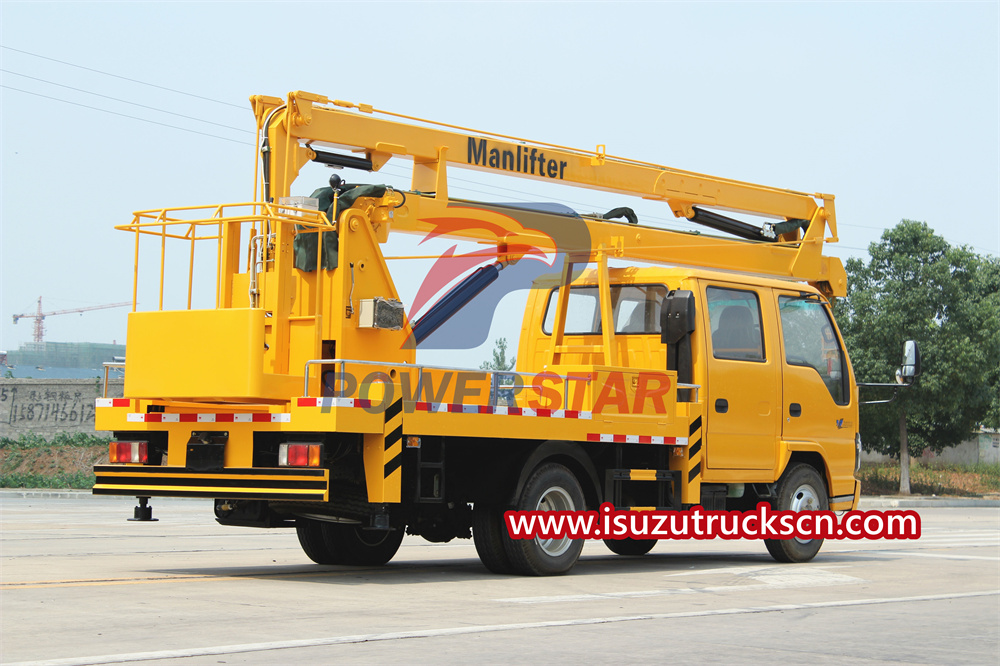 Isuzu manlifter truck