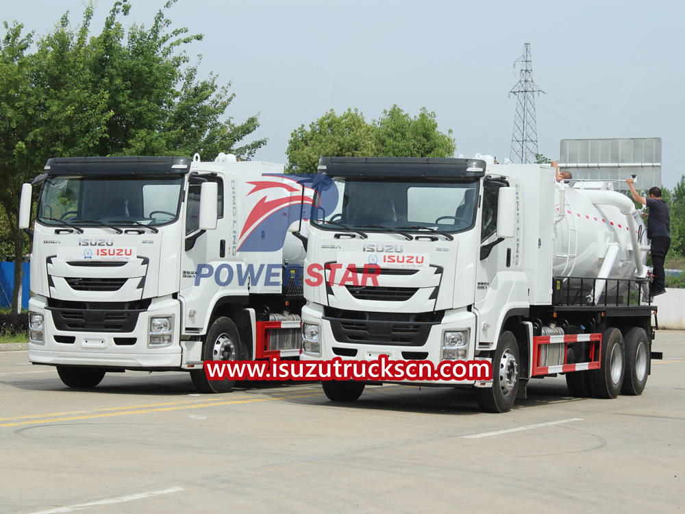 Isuzu sewage truck