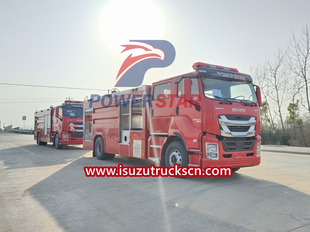 isuzu giga fire vehicle