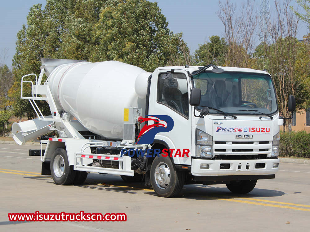 Isuzu cement mixer truck