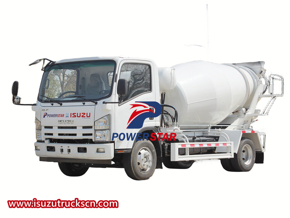 Isuzu concrete mixer truck