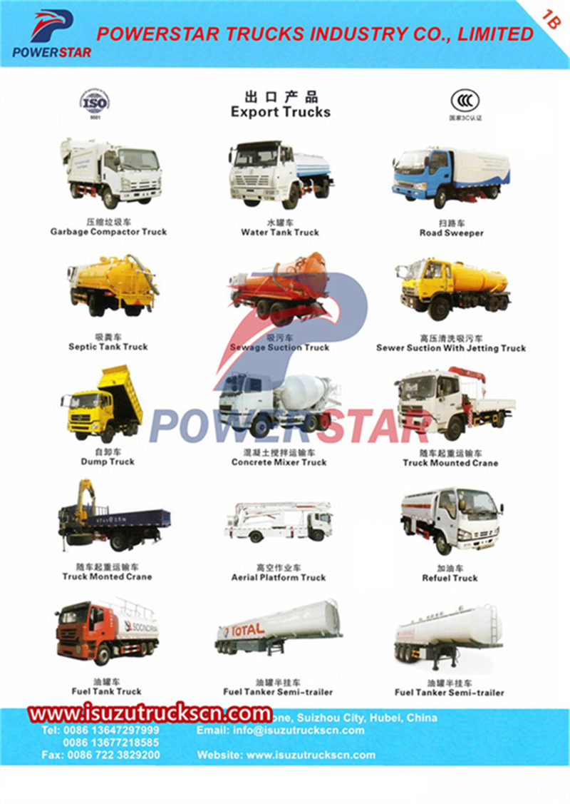 isuzu specil trucks