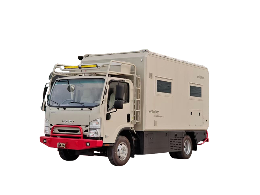Isuzu NPR off-road camper truck