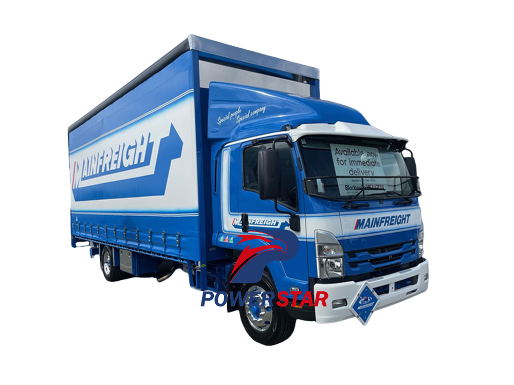 isuzu dry freight cargo truck