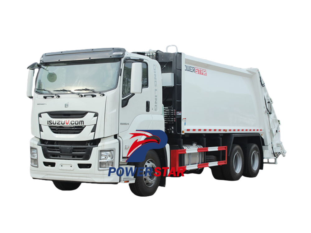 Isuzu giga 25cbm garbage compactor truck