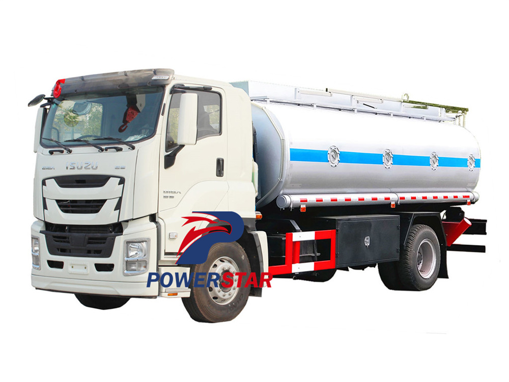 Isuzu 15000 liters fuel bowser truck