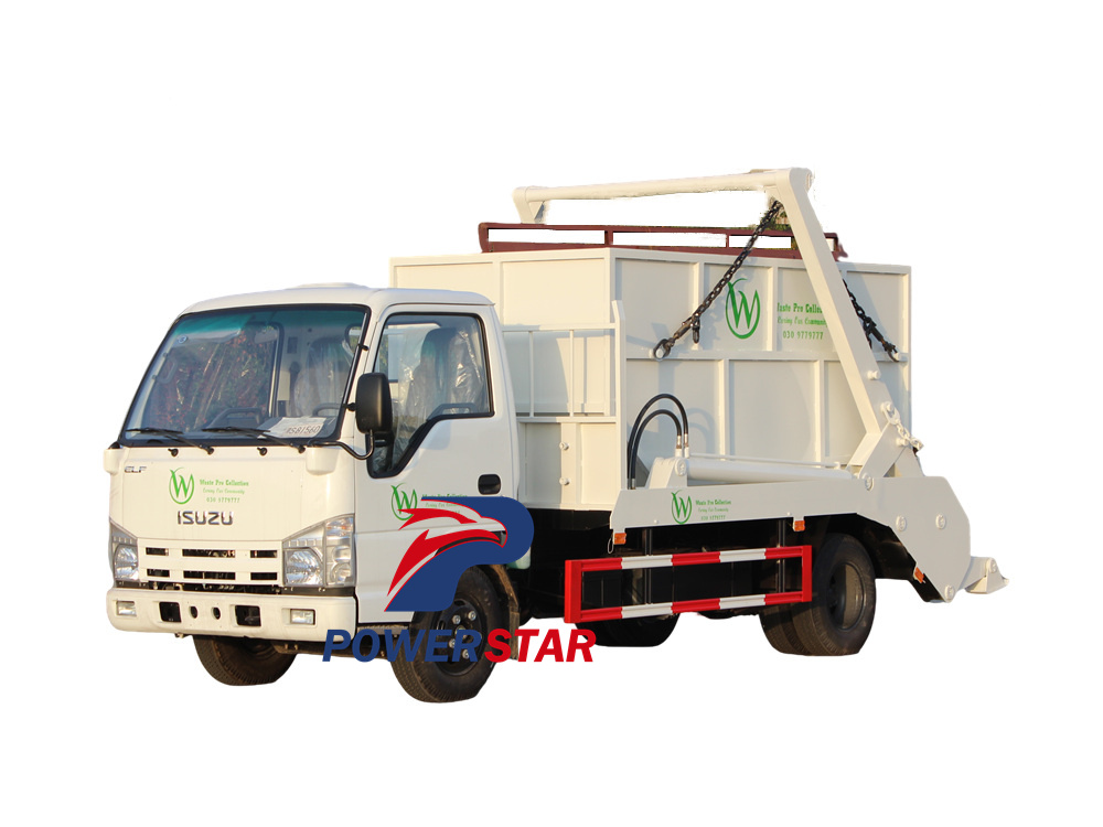 Isuzu 6 cbm skip loader truck