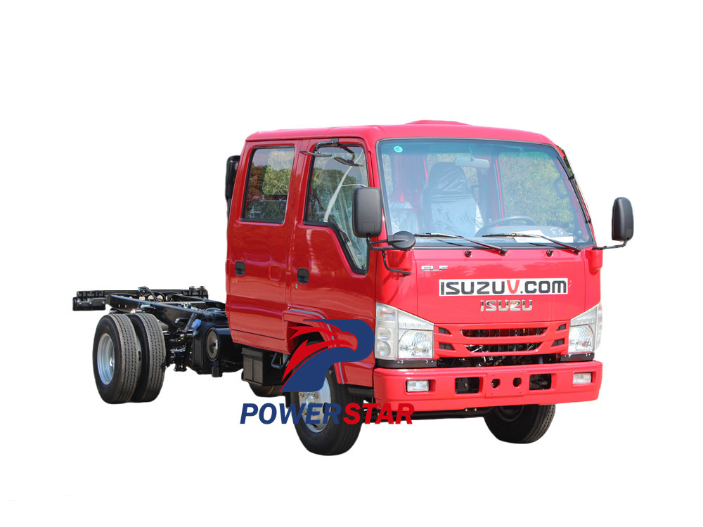 Isuzu 100P double cabin truck chassis