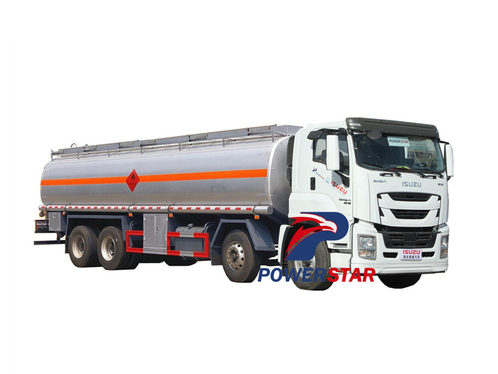 Isuzu 8x4 oil tanker truck