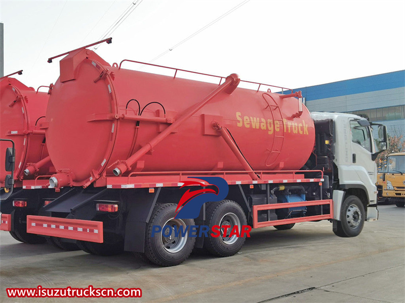 Isuzu GIGA 18000L septic vacuum truck