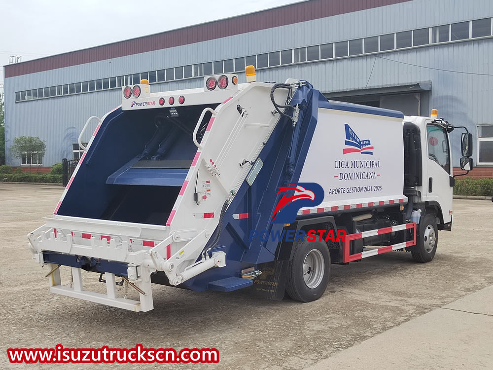 Isuzu waste collector truck