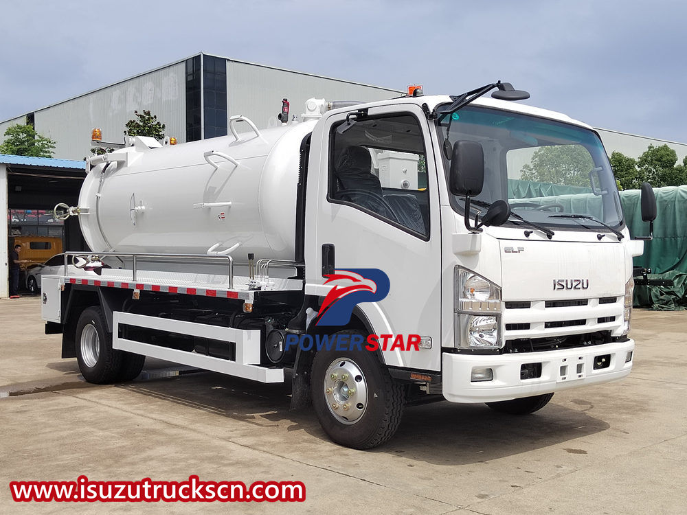 Isuzu truck mounted sewage cleaner