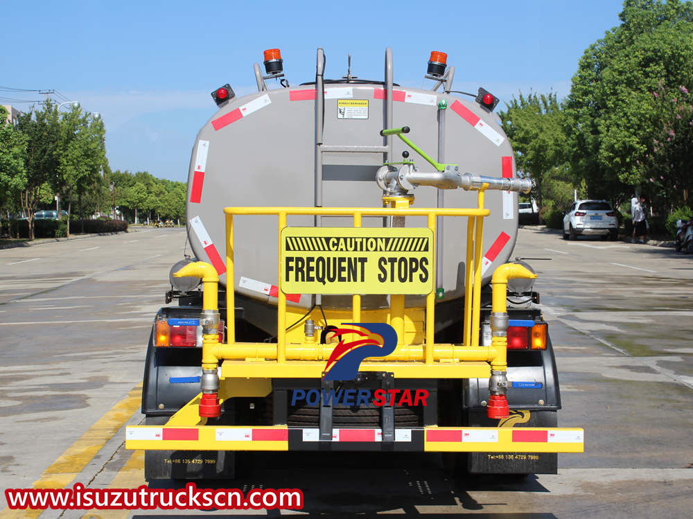 Isuzu drinking water transport truck