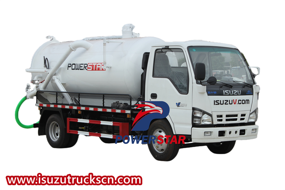 Isuzu 100P vacuum truck