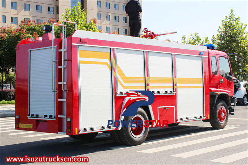 Isuzu FVR 8cbm foam water fire truck