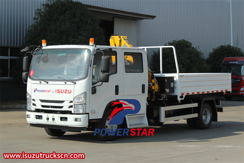 Isuzu 5 Ton articulated crane lorry truck