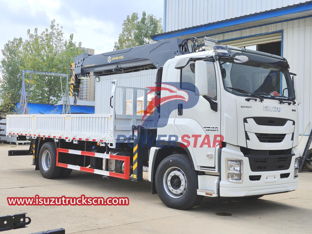 Used Isuzu giga 10tons Stiff Boom Crane for Sale