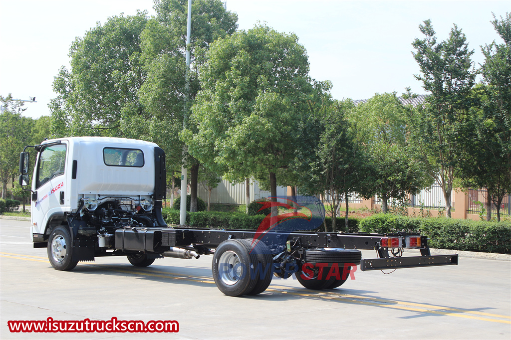 Isuzu NPR cargo truck chassis