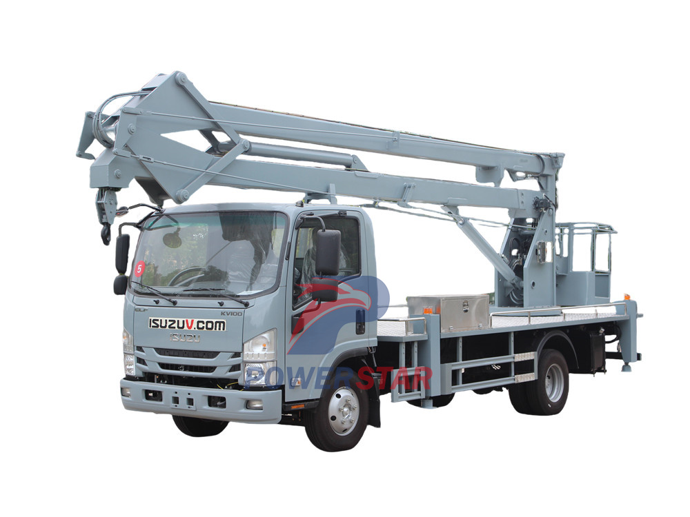 Isuzu brand Insulated Bucket Manlift Truck