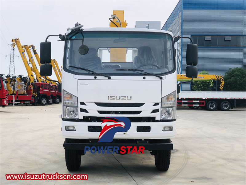 Isuzu NPR telescopic boom truck