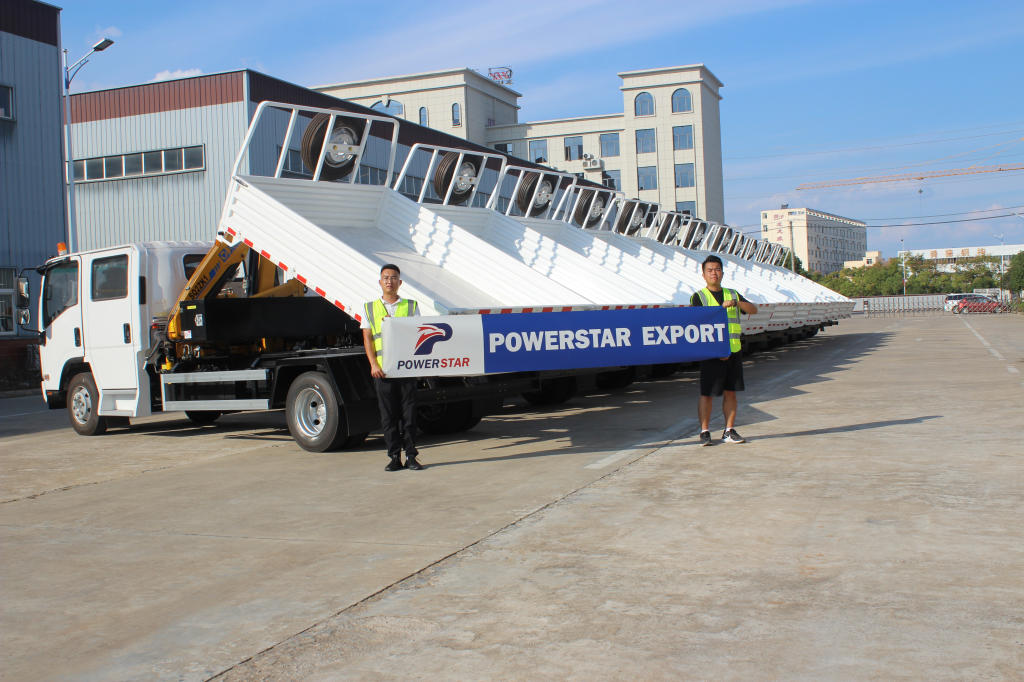 Brand New ISUZU NPR DUMP TRUCK-MOUNTED CRANE for sale