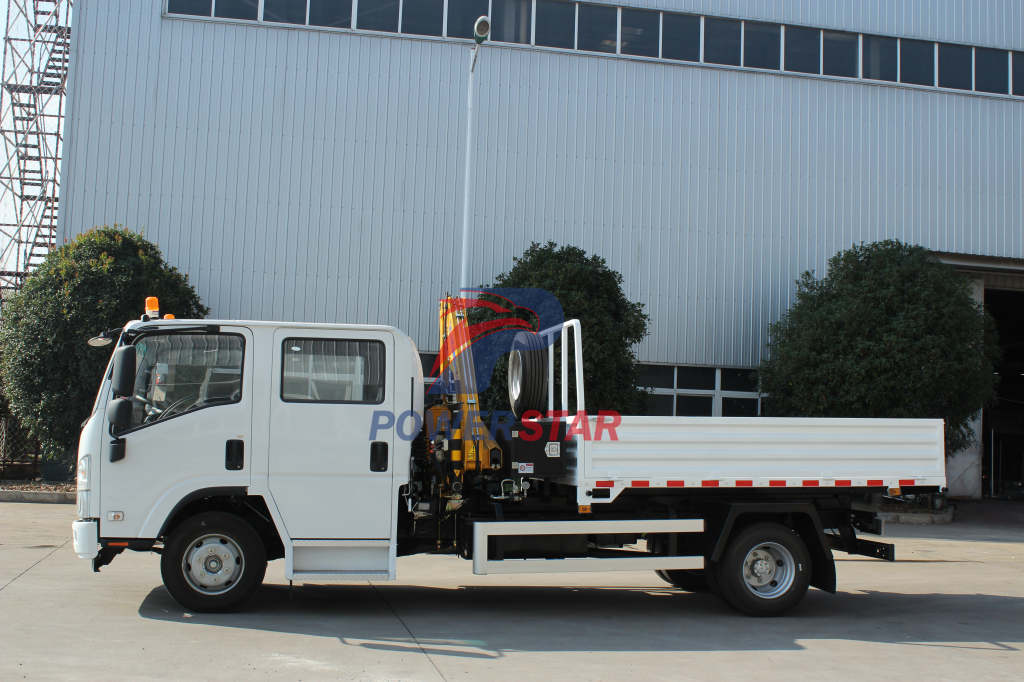 2ton Tipper Truck Mounted Cranes Mady by Isuzu trucks