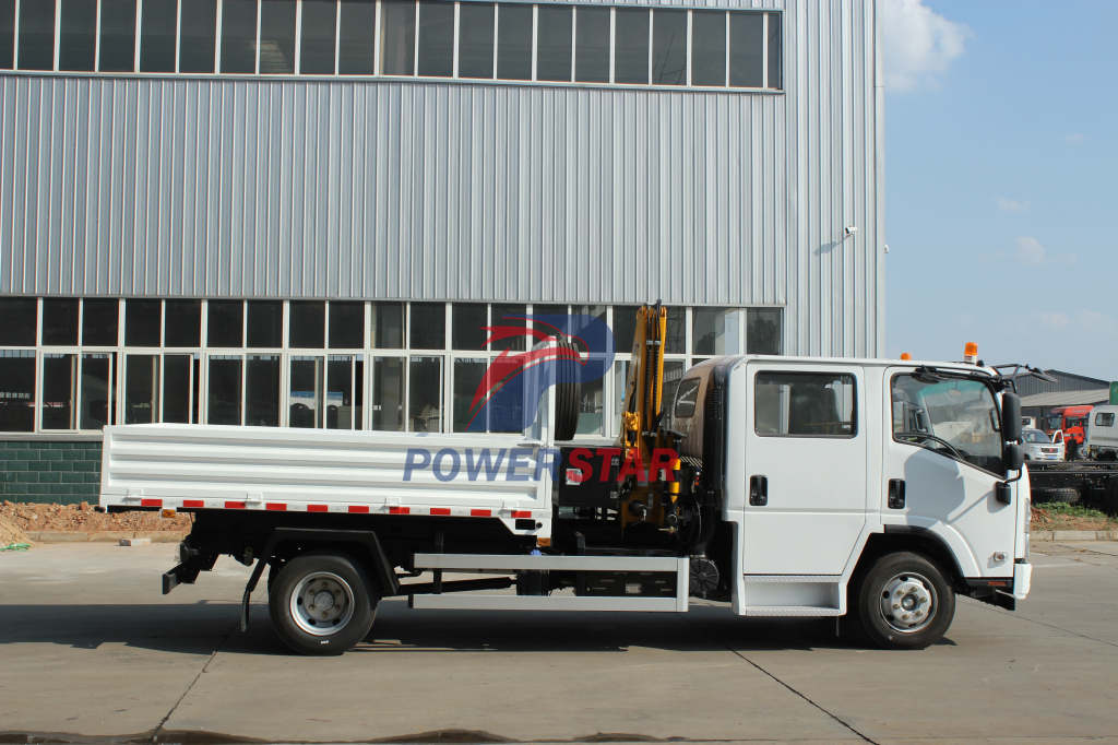 2ton Tipper Truck Mounted Cranes Mady by Isuzu trucks