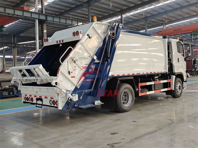 Isuzu new FVR refuse compaction truck