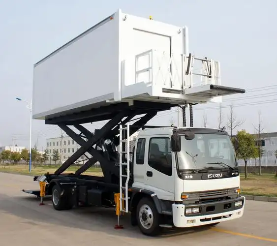 Japan Isuzu Aircraft Plane Catering Trucks