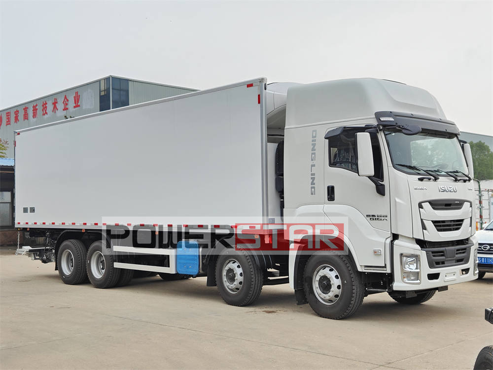 Isuzu Giga refrigerated box truck