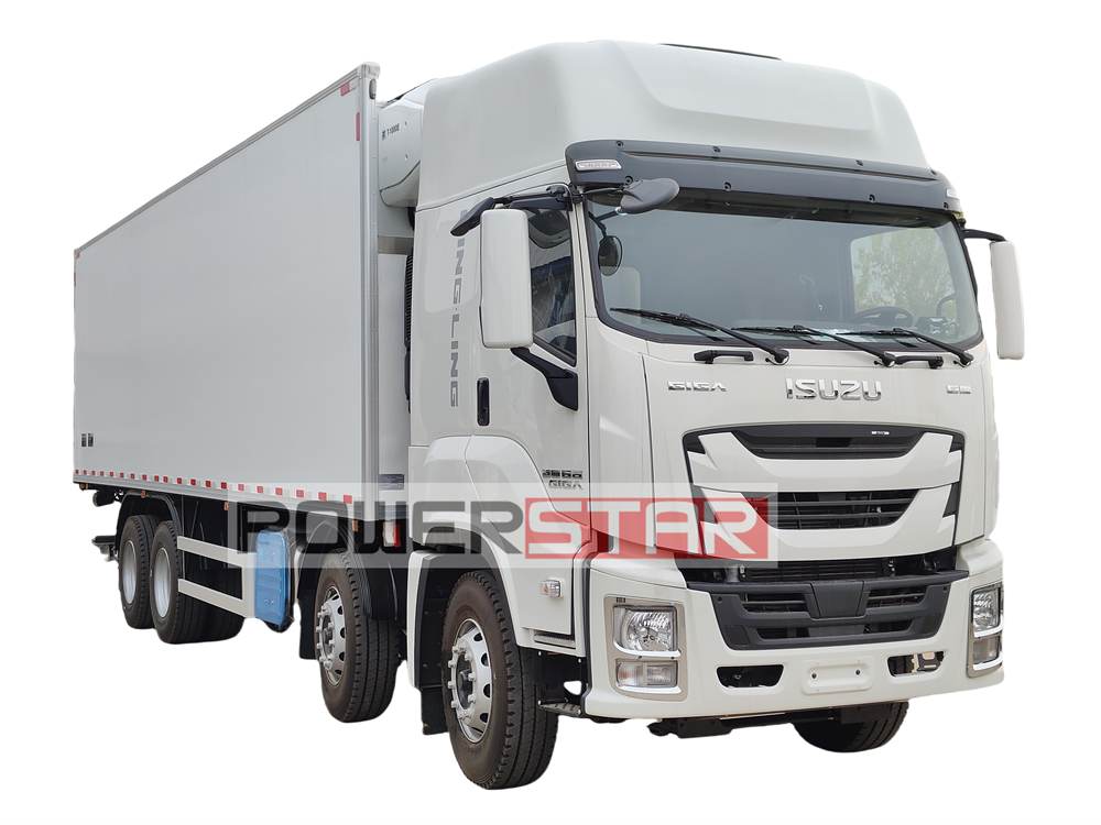 Isuzu Giga refrigerated box truck