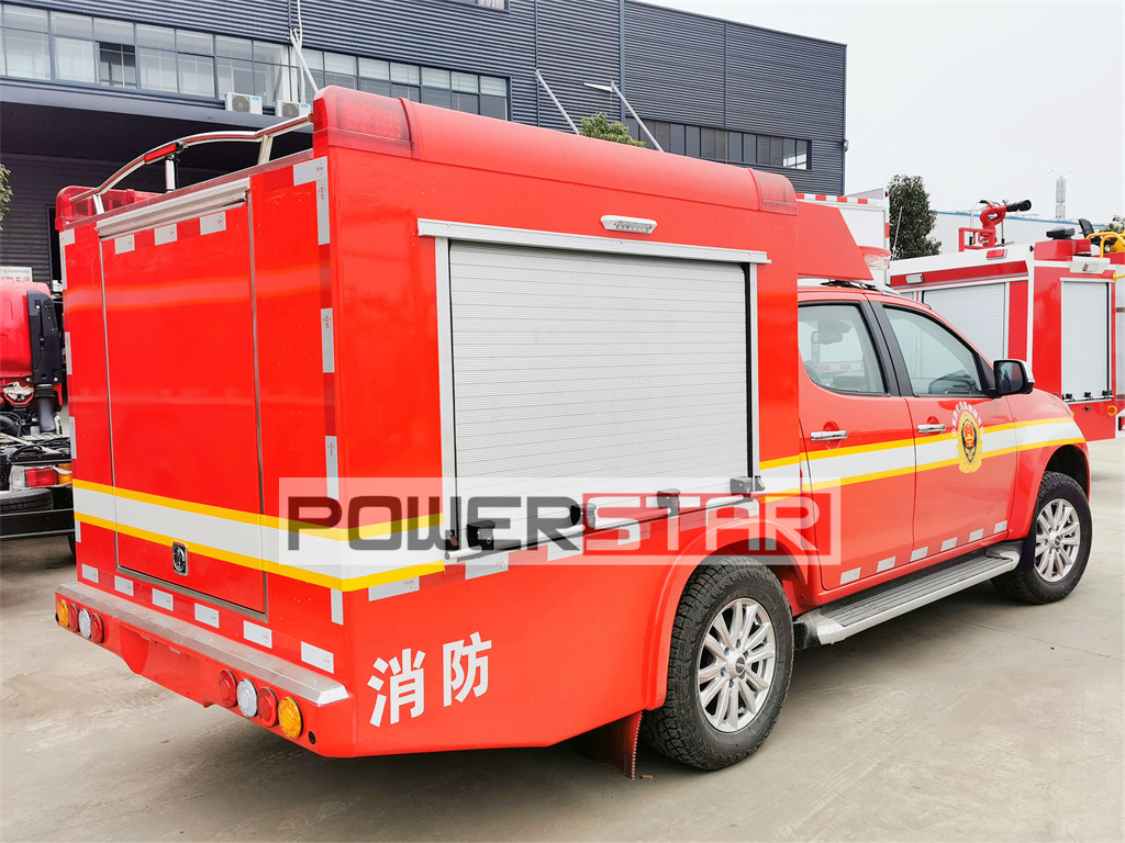 Isuzu 4x4 offroad Pickup rescue fire truck