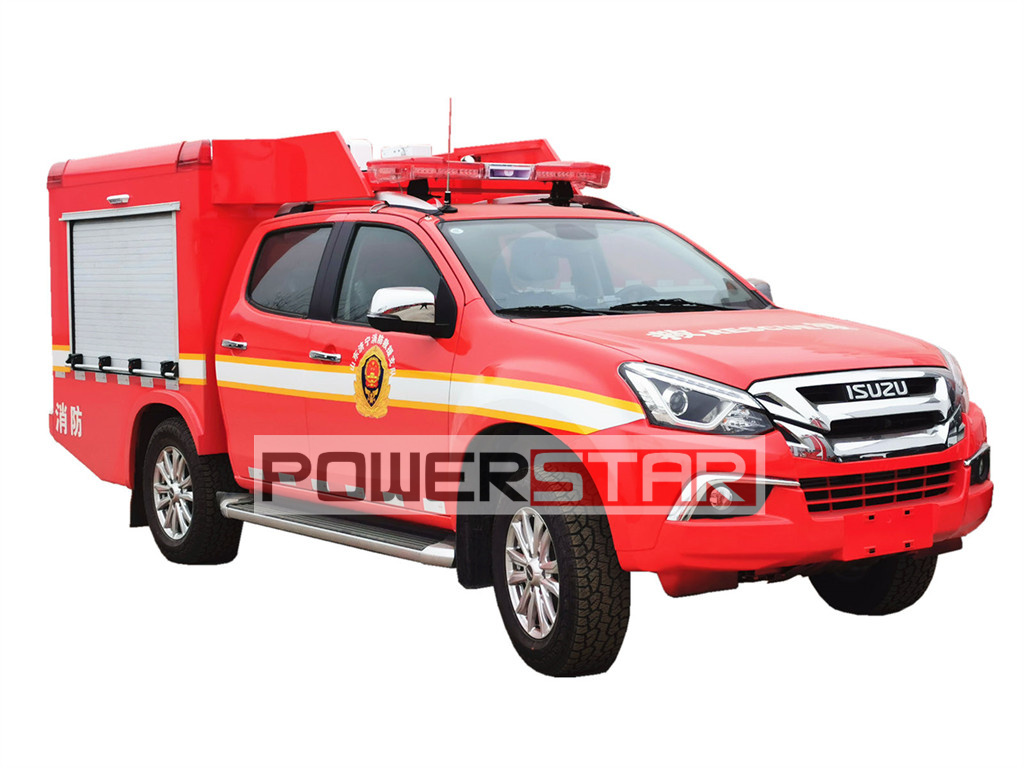 Isuzu New 4x4 offroad pickup lighting fire truck