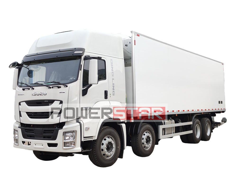 Isuzu Giga refrigerated box truck