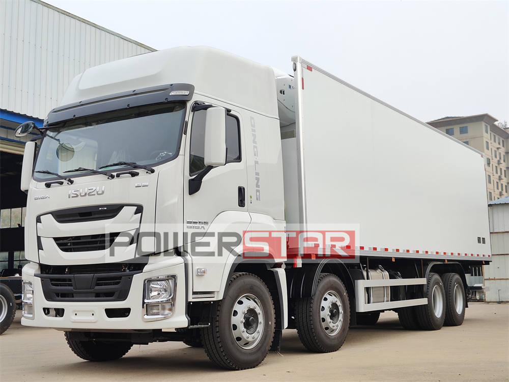 Isuzu Giga refrigerated box truck