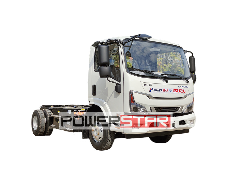 Isuzu electricity EV cargo truck chassis