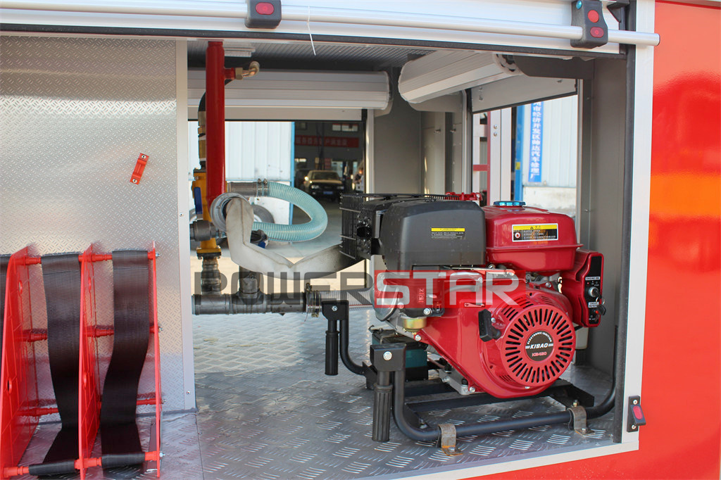 Isuzu pickup fire truck customized handle model fire pump