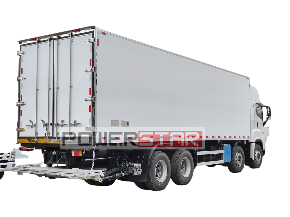 Isuzu Giga refrigerated box truck