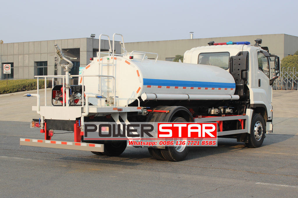 ISUZU FVR water sprinkler truck price