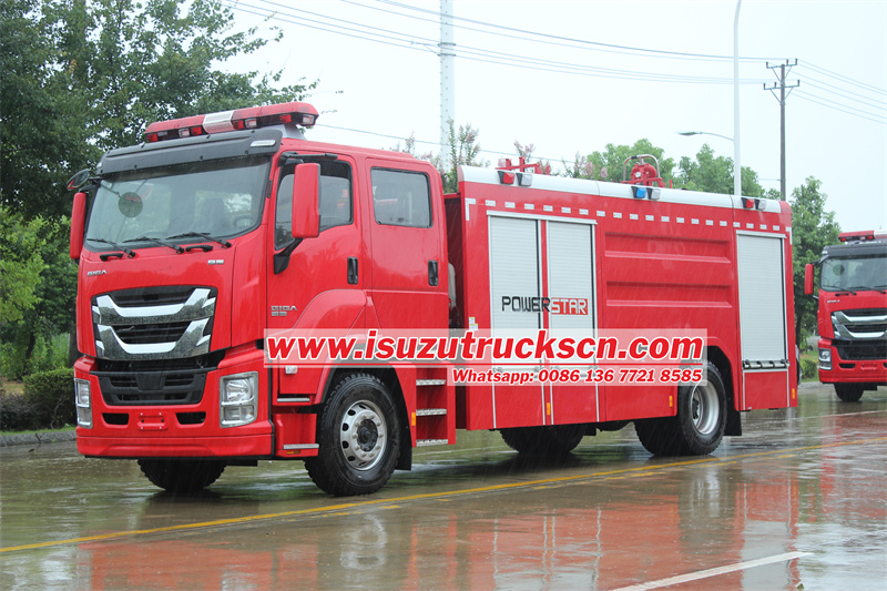 Isuzu FVR government surplus fire truck