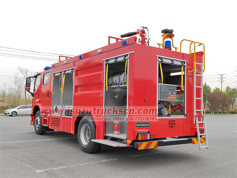 Isuzu FTR 6cbm foam pumper fire truck
