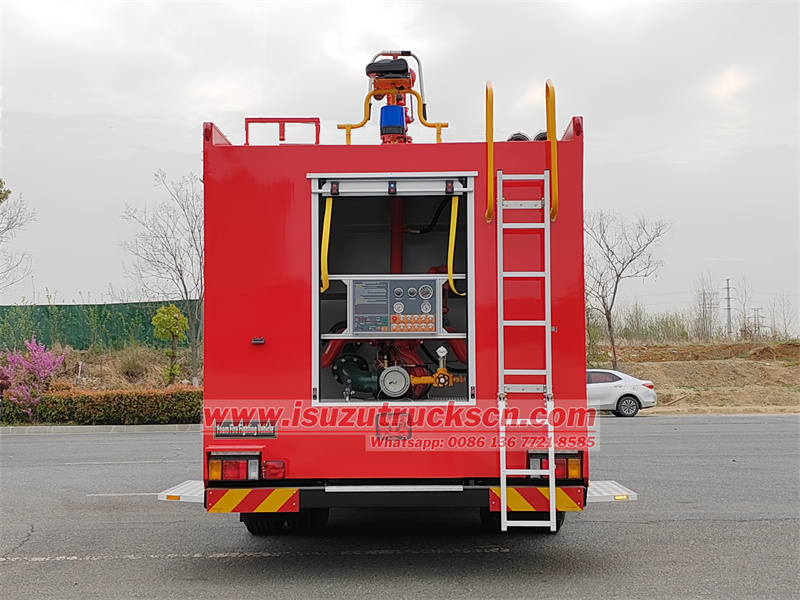 Isuzu FTR 6cbm foam pumper fire truck