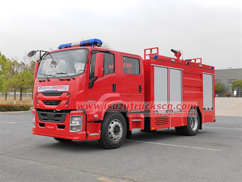 Isuzu FTR 6cbm foam pumper fire truck