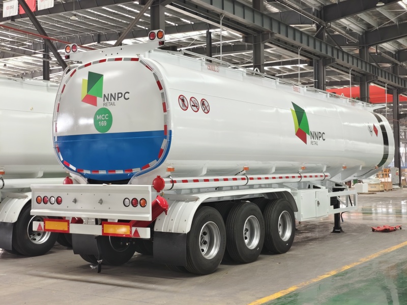 2025 new Nigeria NNPC 220 units Fuel oil tanker semi trailer