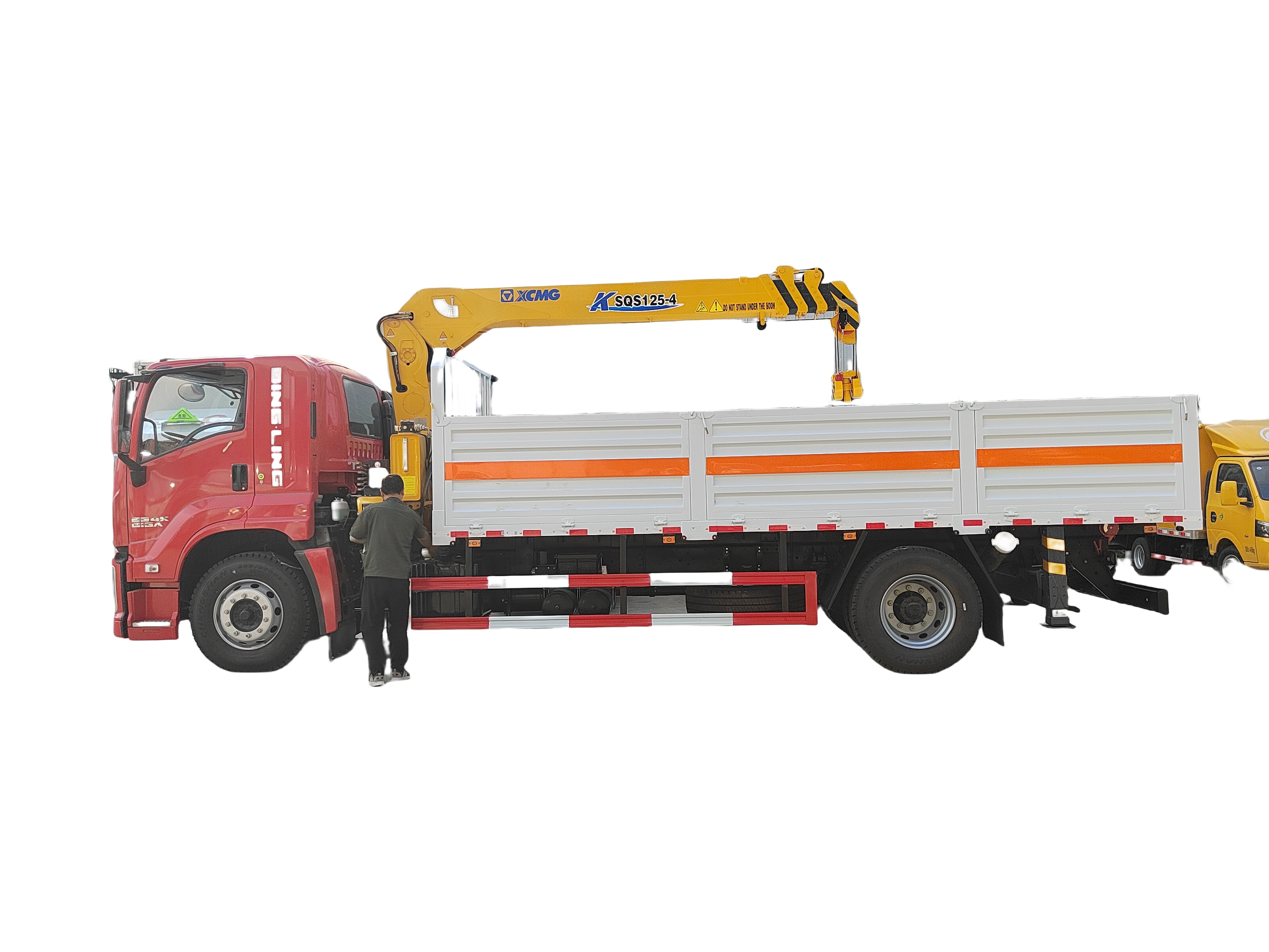 Isuzu boom truck SQS125-4 Instruction Book Manual