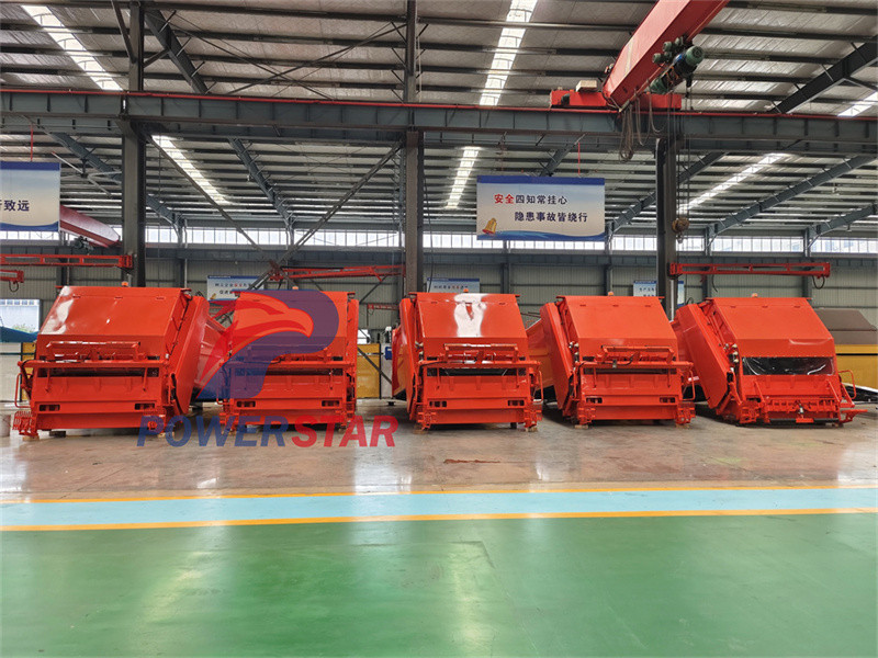 Garbage compactor upper structure kits