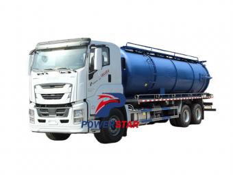 Isuzu GIGA 25 cbm sewage suction truck